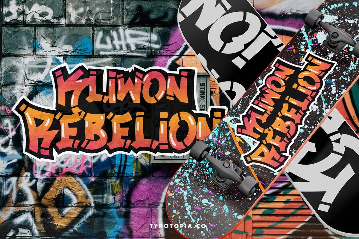 Losdol Graffiti Font sample