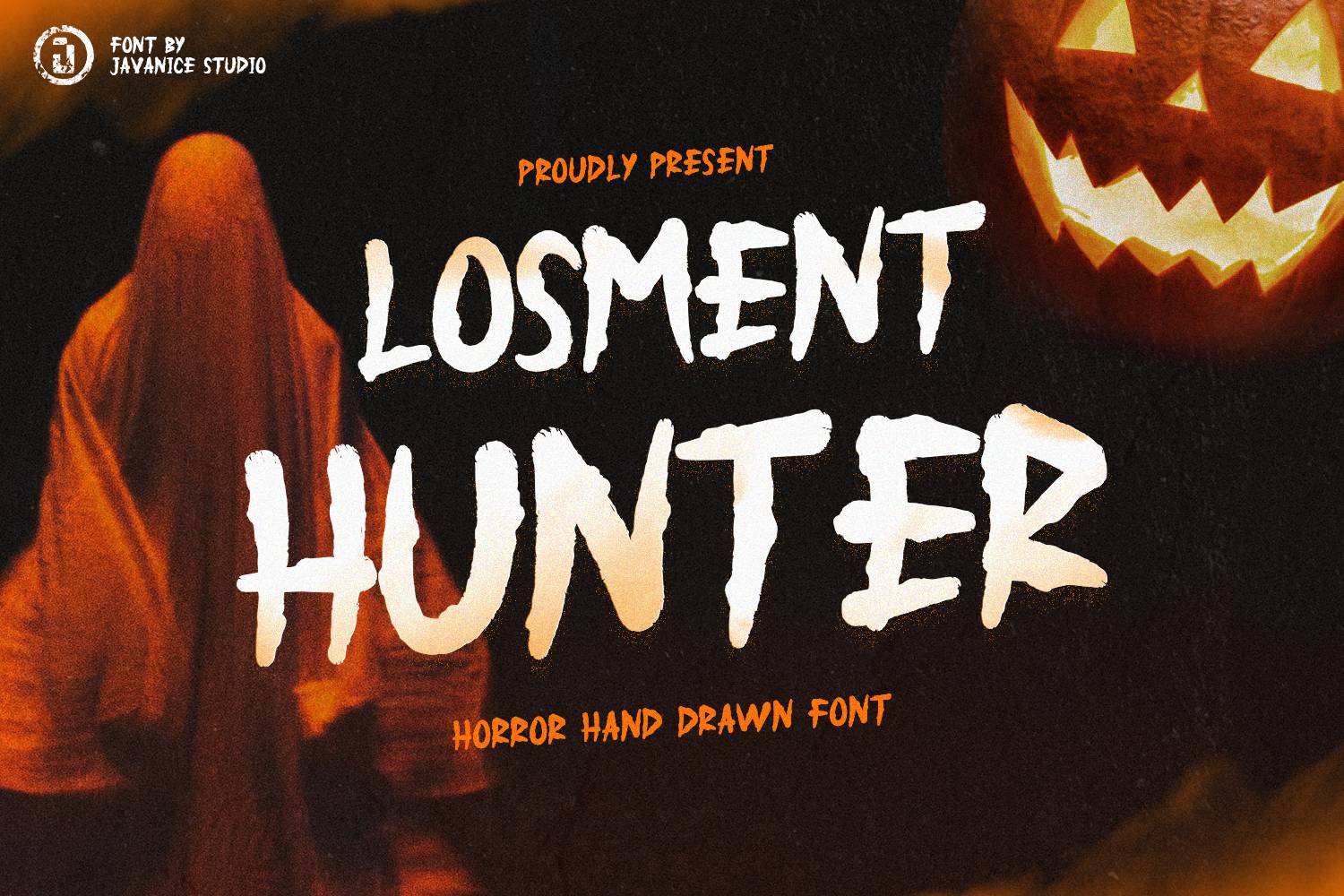 Losment Hunter Font sample