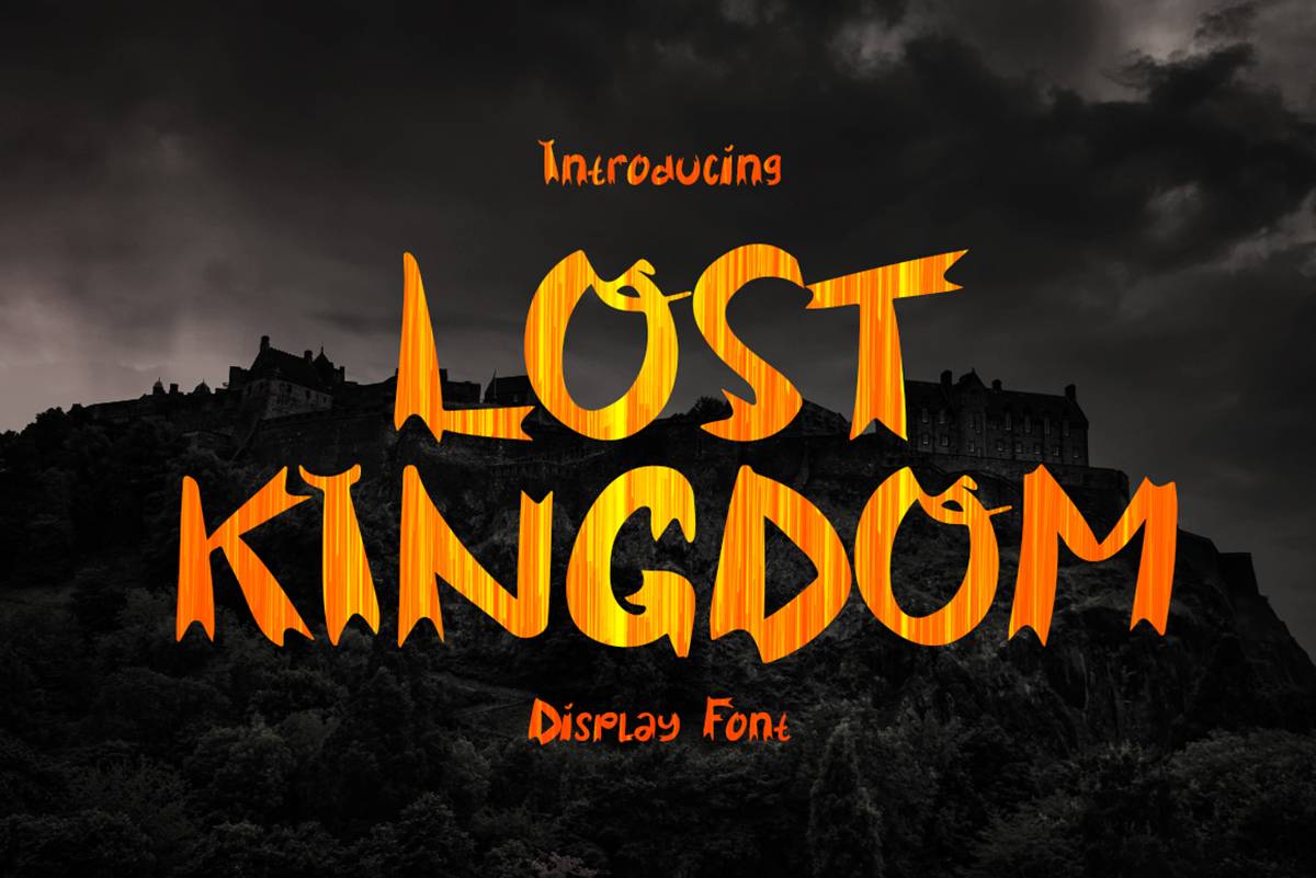 Lost Kingdom Font sample