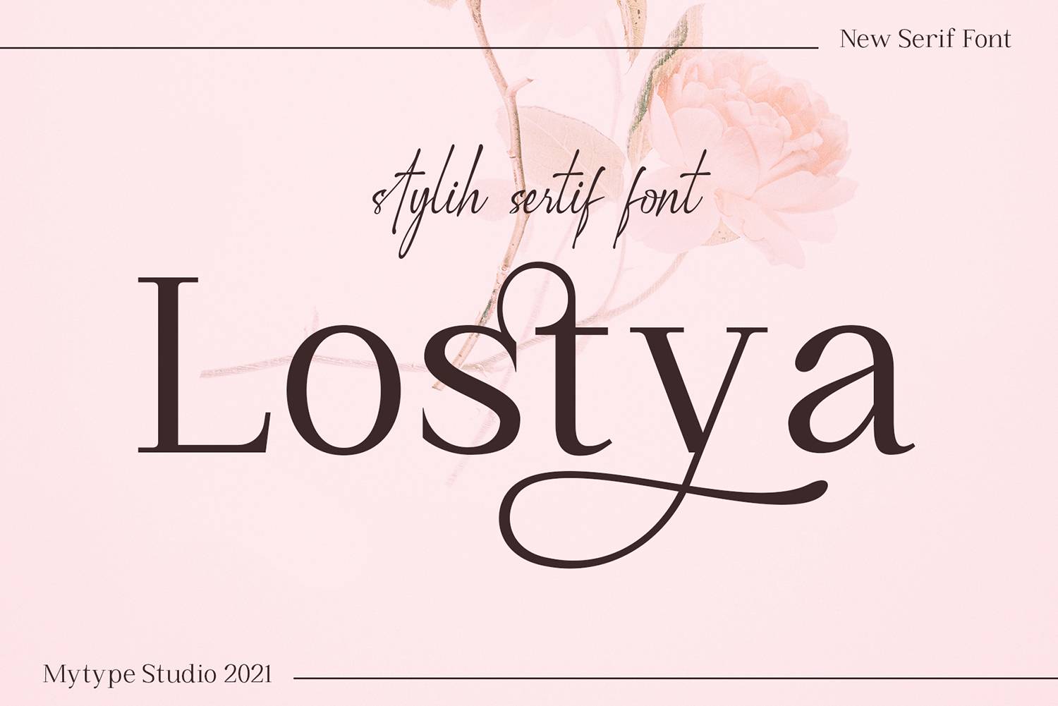 Lostyla Font sample