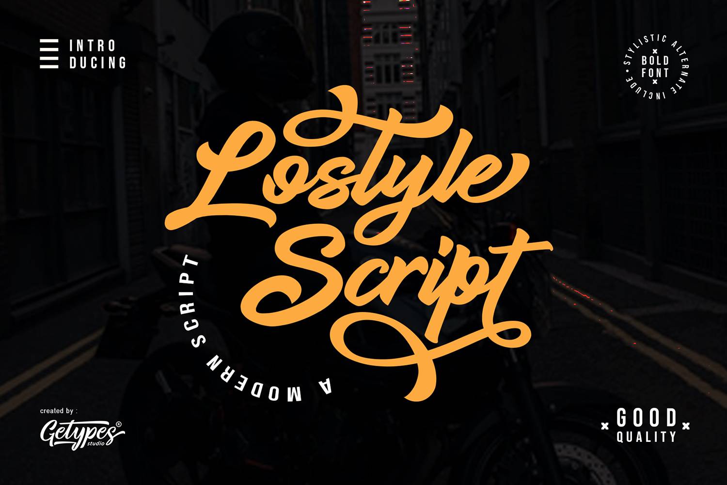 Lostyle Font sample