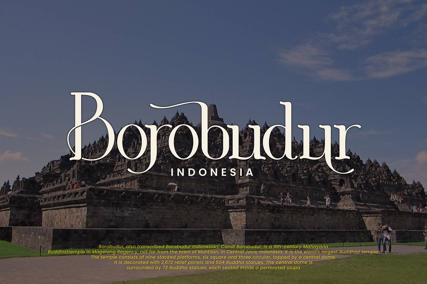 Louries Font sample