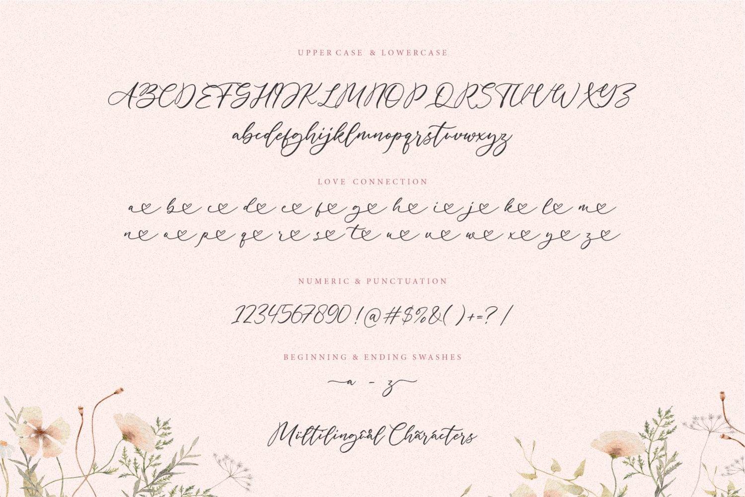 Love Seed Font sample