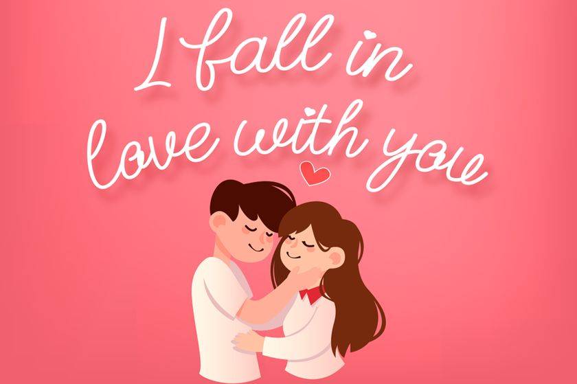 Love String Font sample