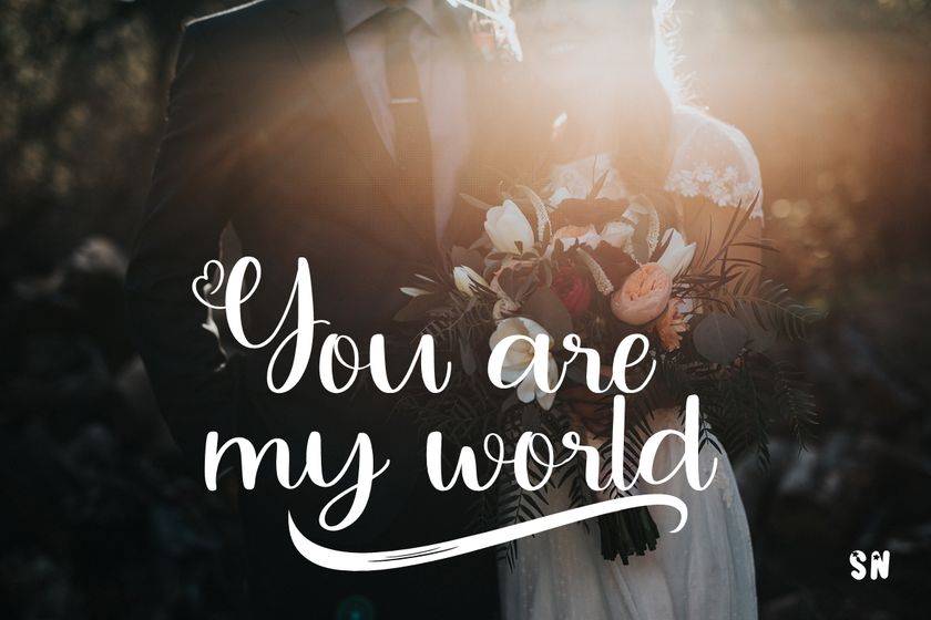 Love Vale Font sample