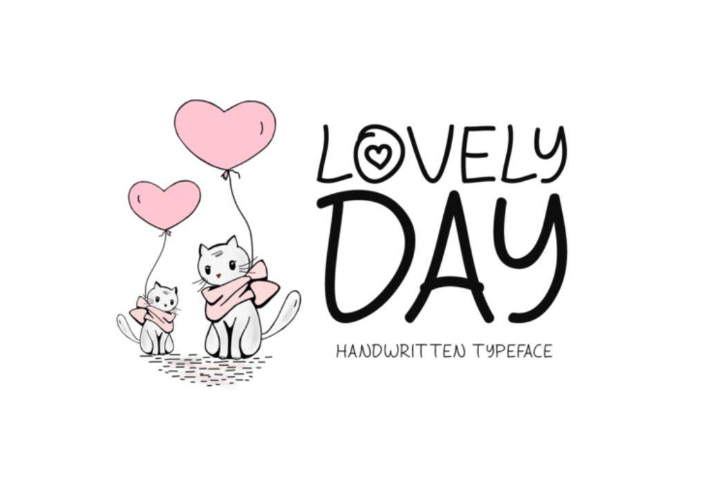Lovely Day Font sample