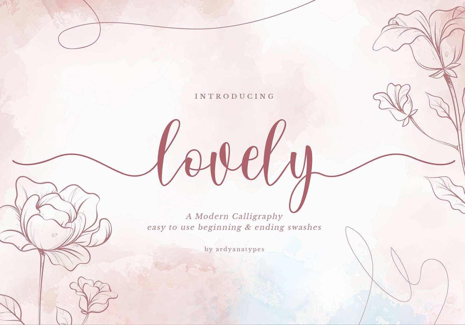 Lovely Font sample