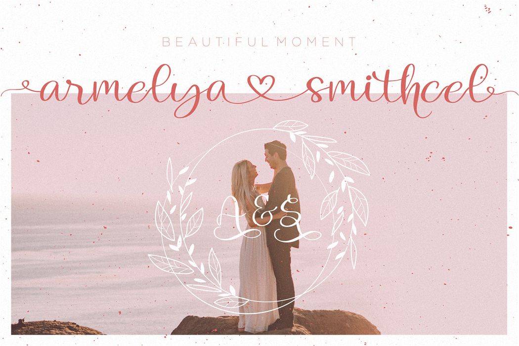 Lovely Melany Font sample