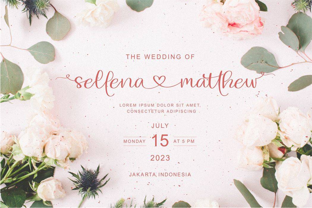 Lovely Melany Font sample