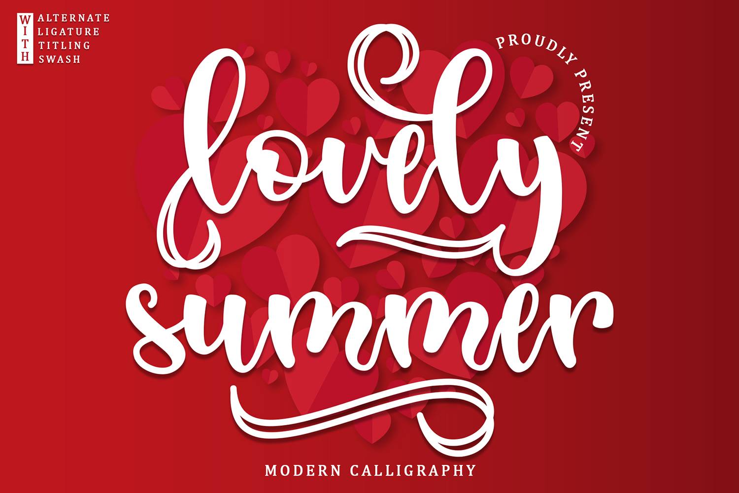 Lovely Summer Font sample