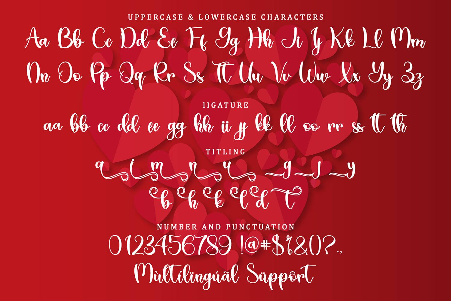 Lovely Summer Font sample