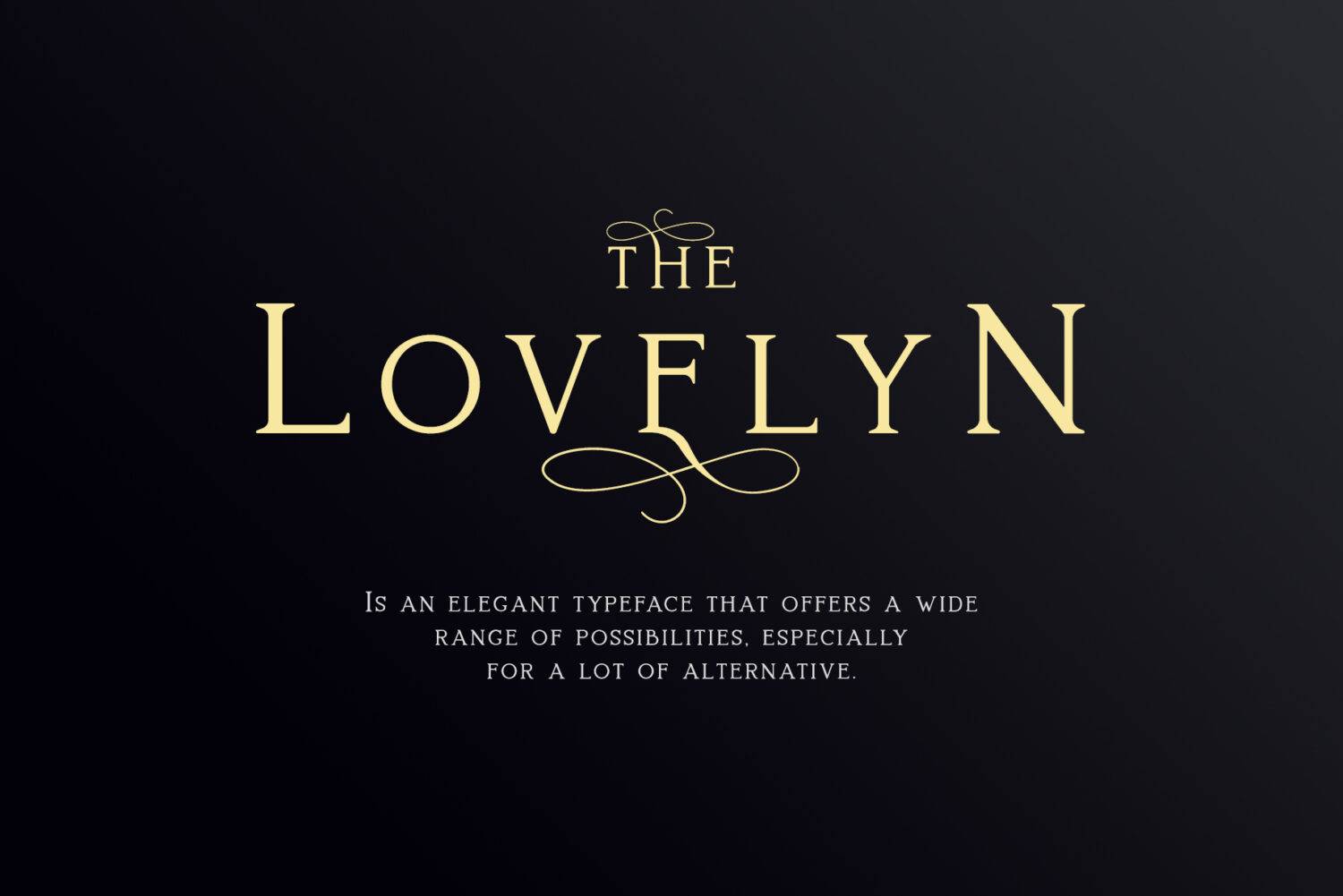 Lovelyn Font sample