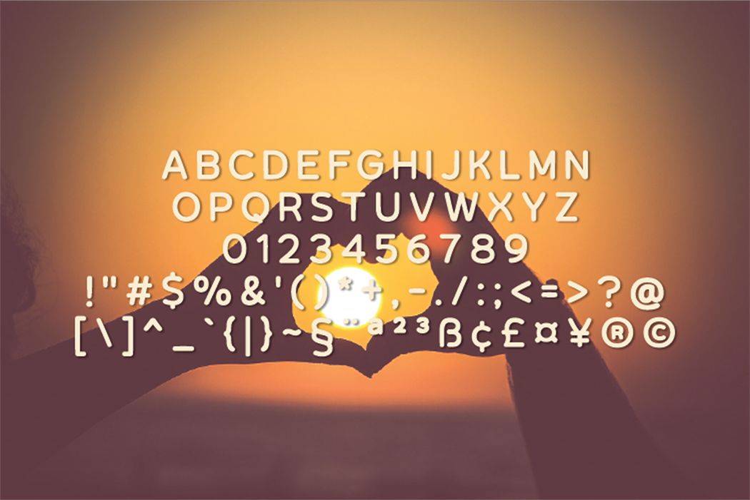 Loventa Font sample