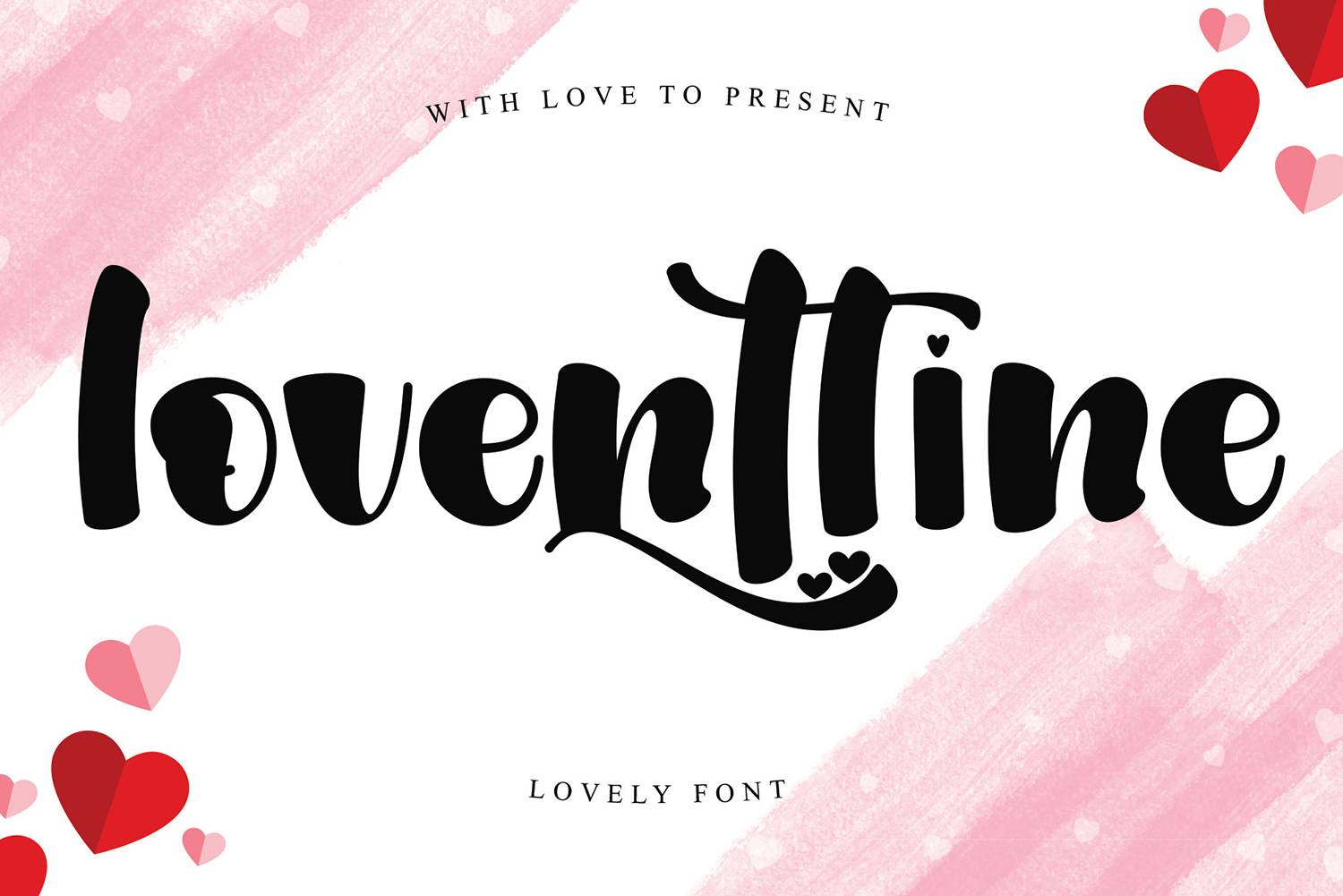 Loventtine Font sample