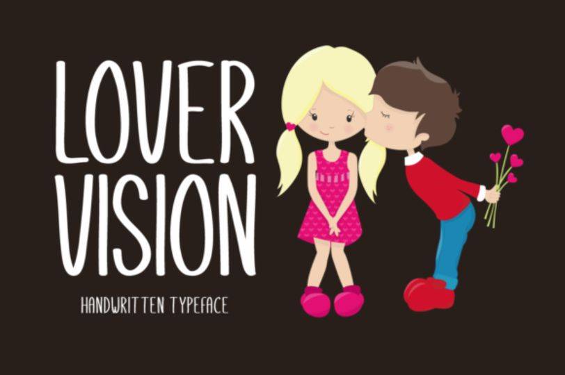 Lover Vision Font sample