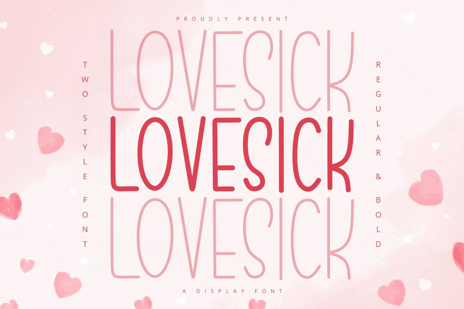 Lovesick Font sample