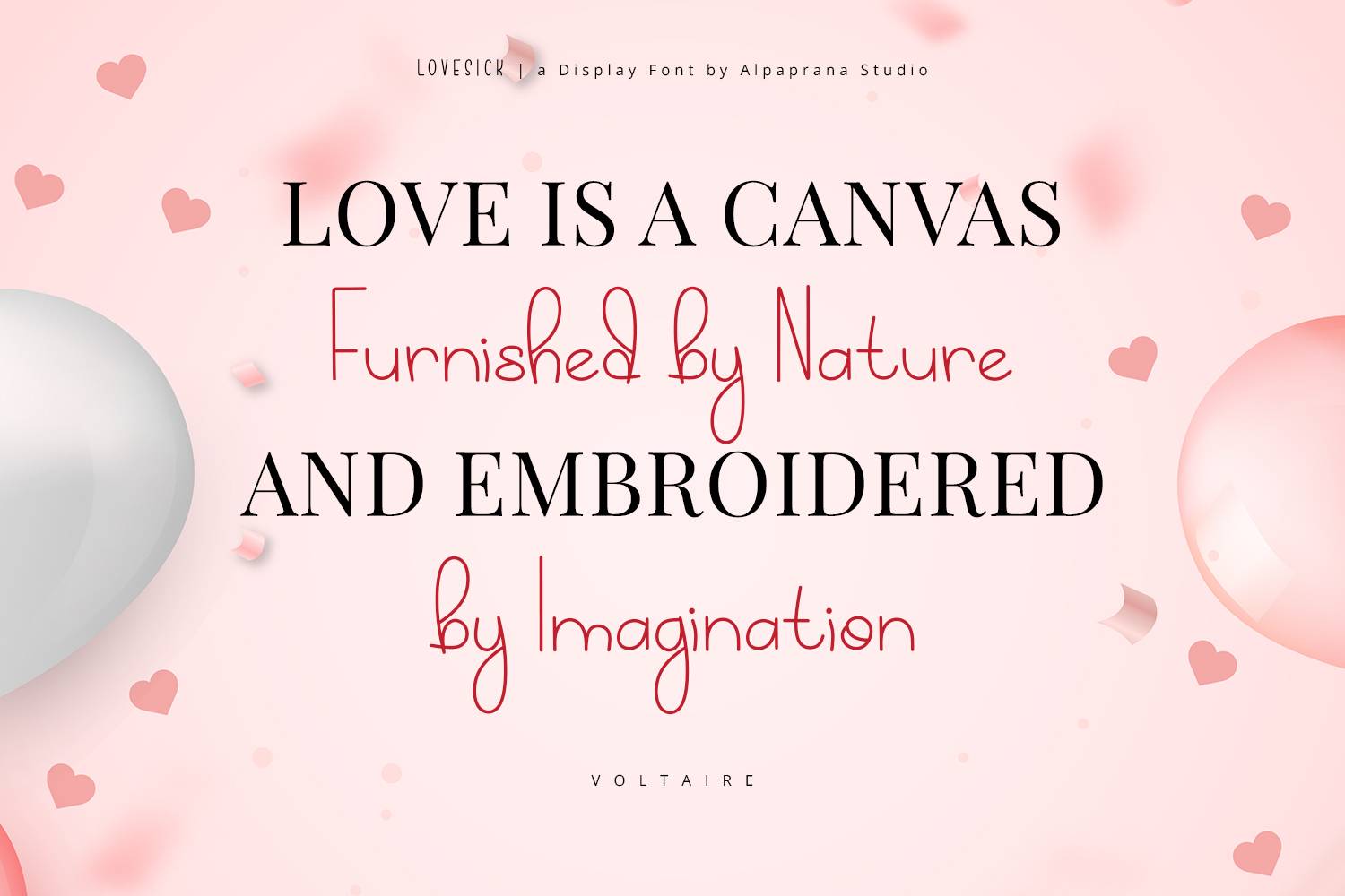 Lovesick Font sample