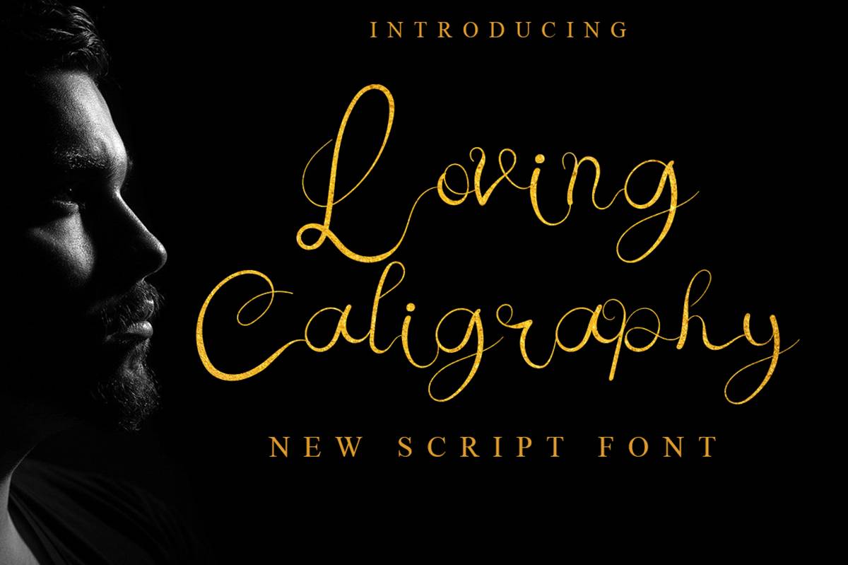 Loving Caligraphy Font sample
