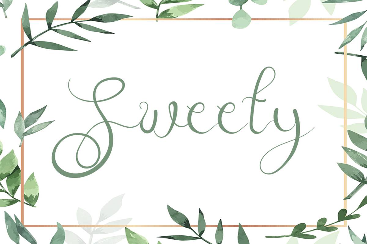Loving Caligraphy Font sample