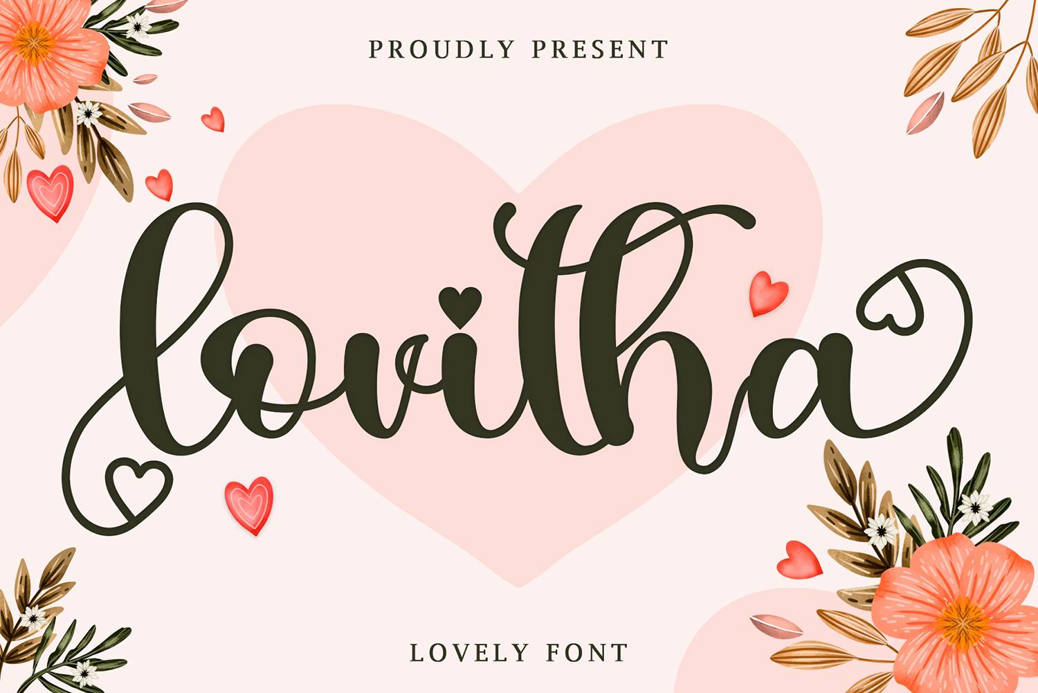 Lovitha Font sample