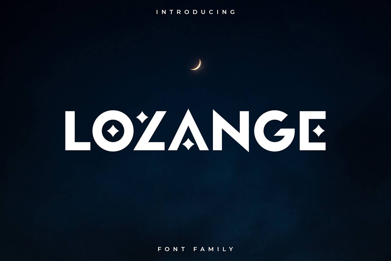 Lozange Font sample