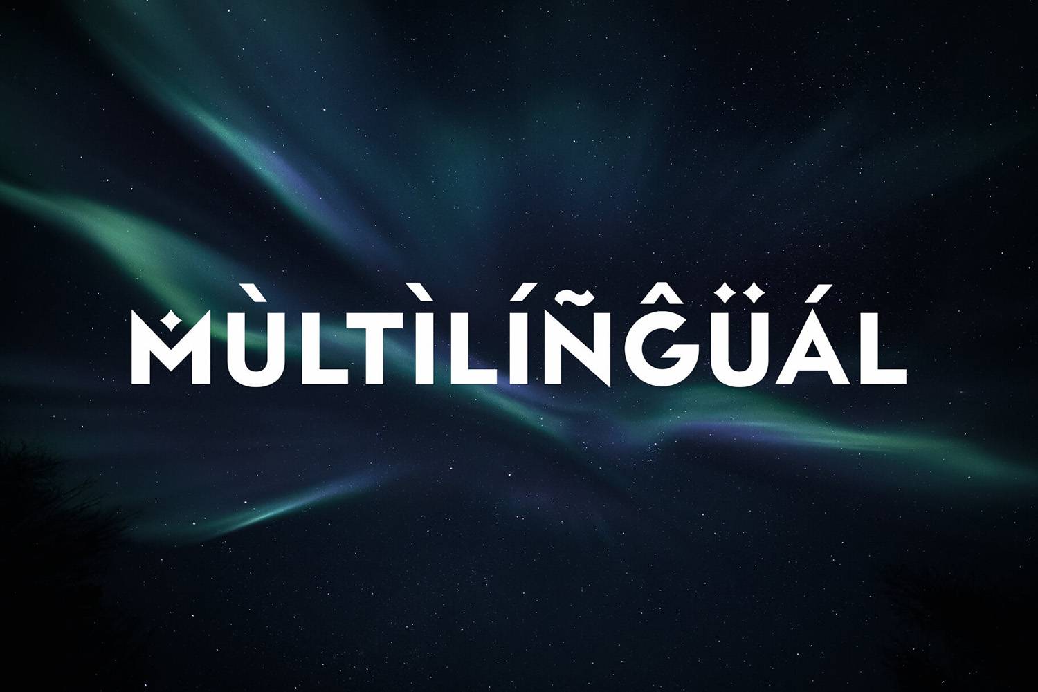 Lozange Font sample
