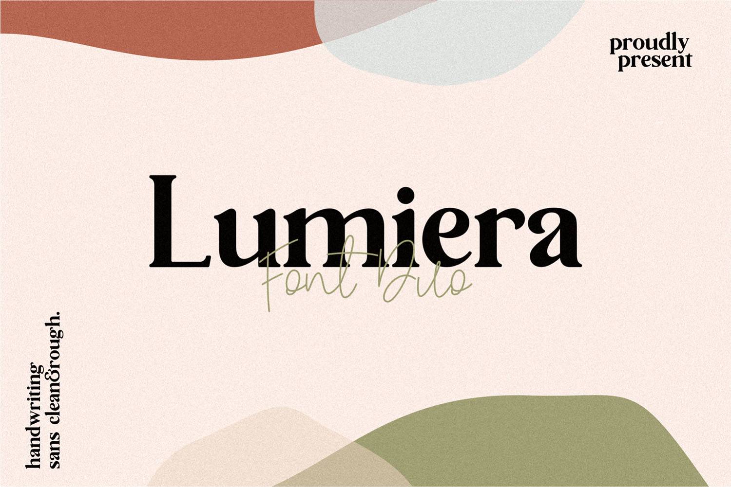 Lumiera Font sample