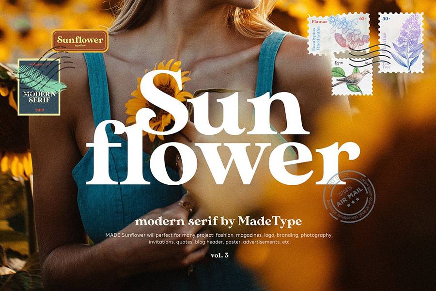 MADE Sunflower Serif Font sample