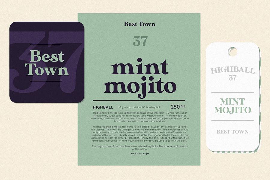 MADE Sunflower Serif Font sample