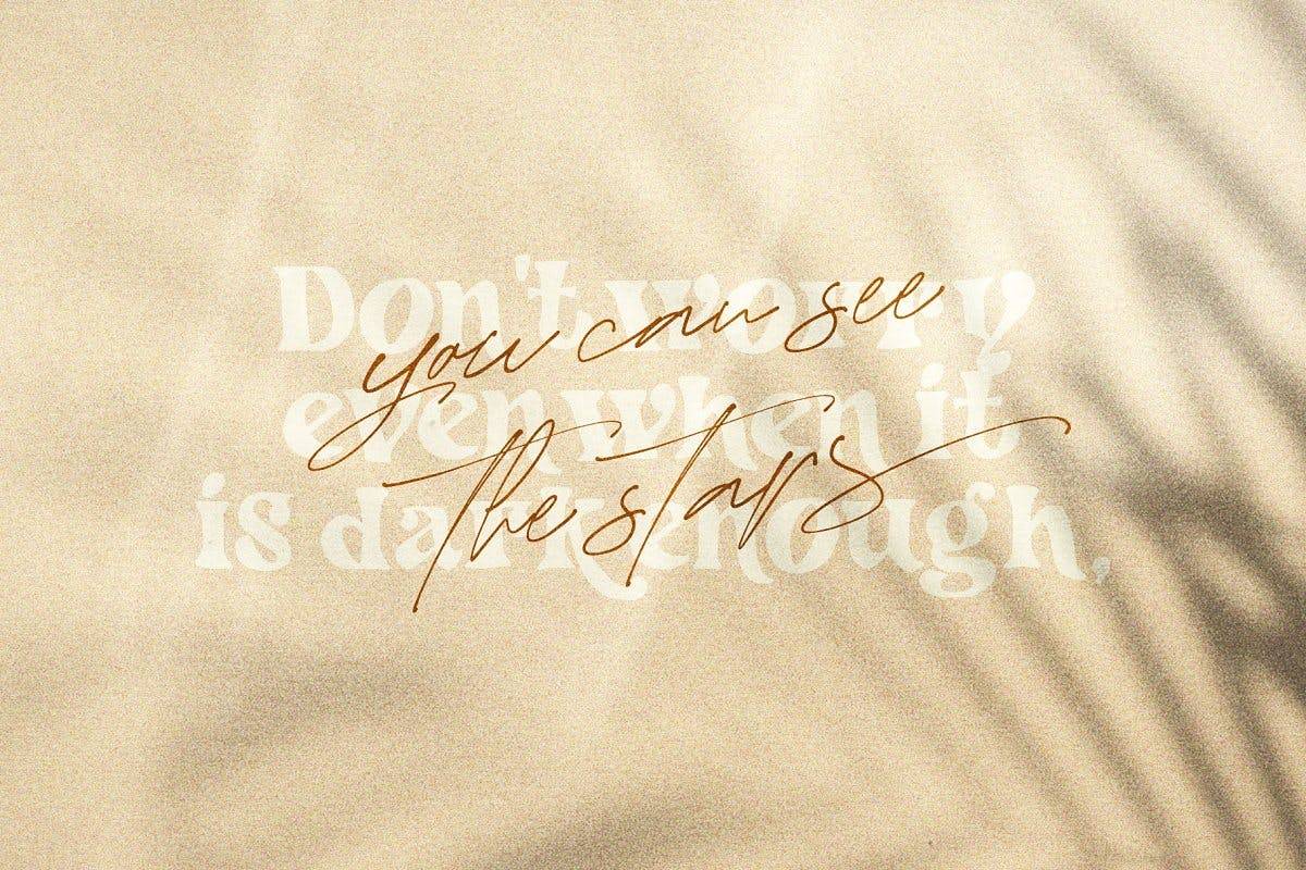 Mabrick Font Serif Rough Demo sample