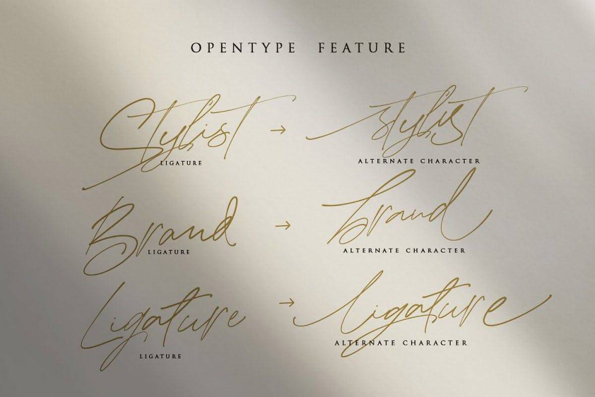 Mabrick Font Serif Rough Demo sample