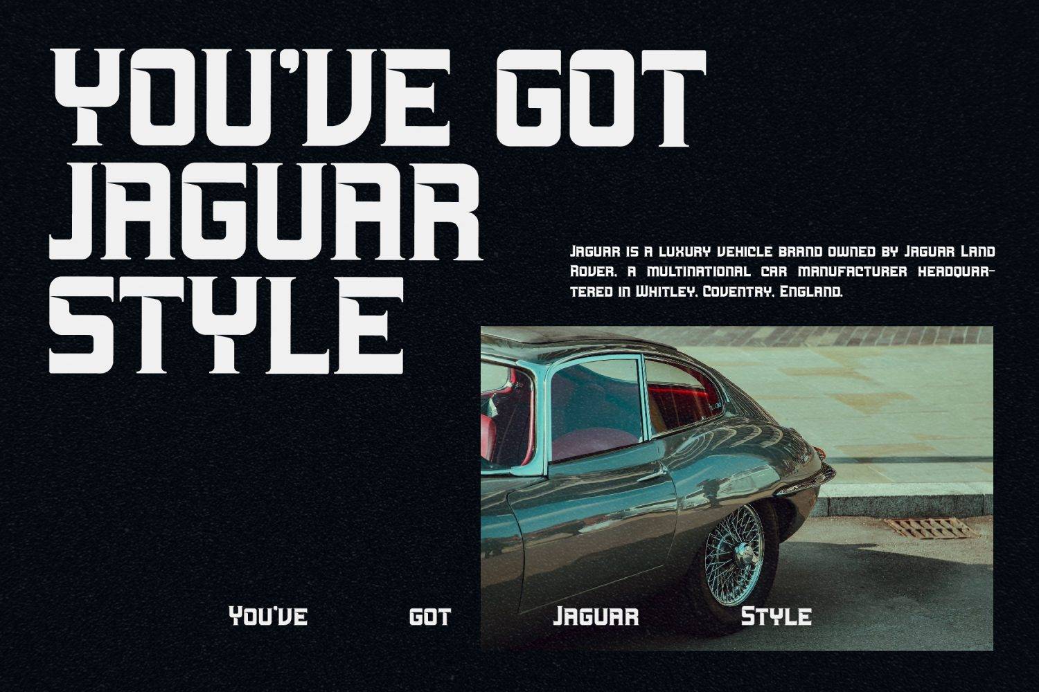 Machine Font sample