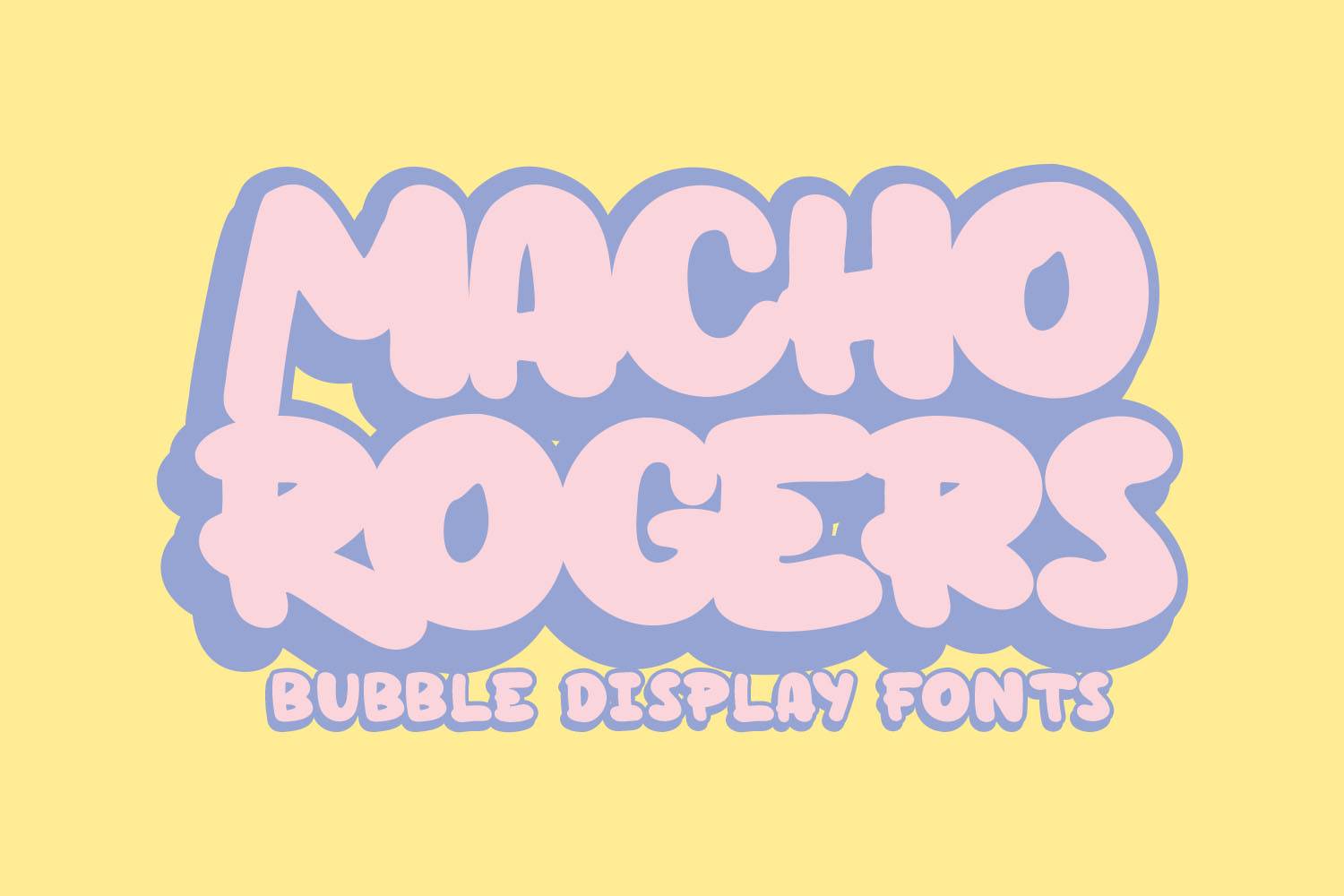 Macho Rogers Font sample
