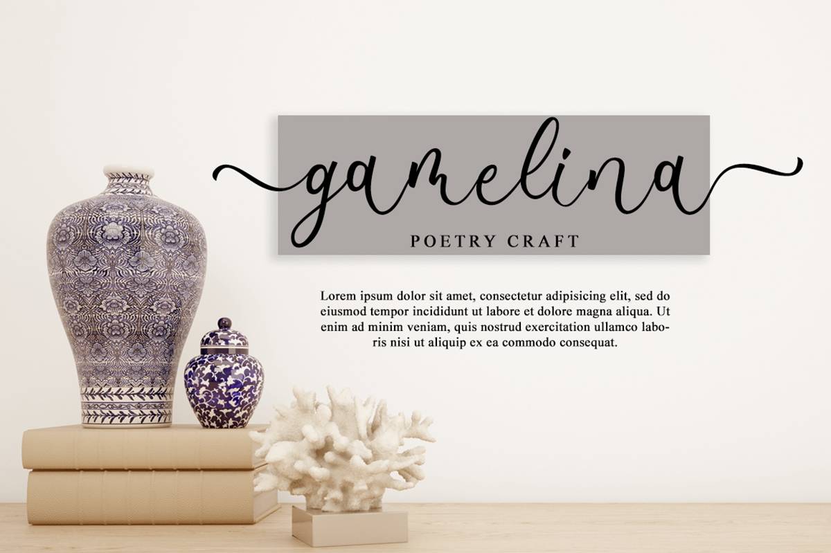 Madania Script Font sample