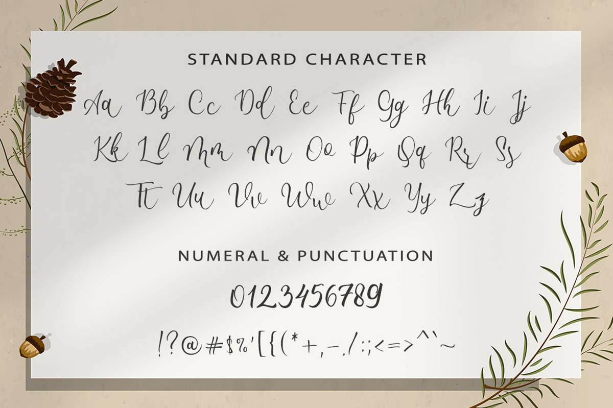 Madania Script Font sample