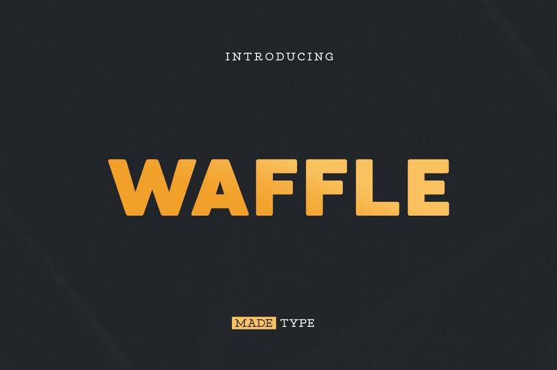 Made Waffle Font sample