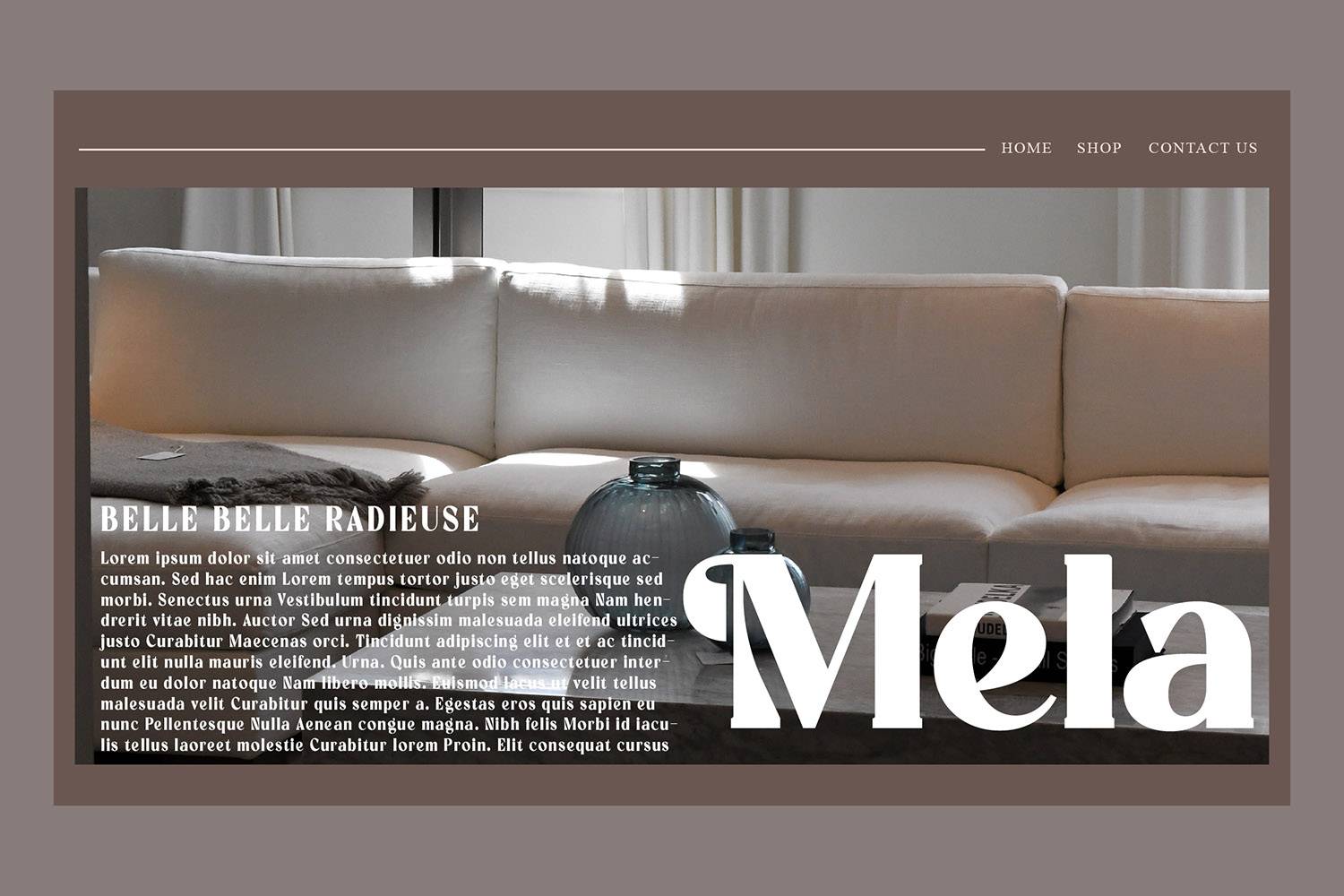 Madela Font sample