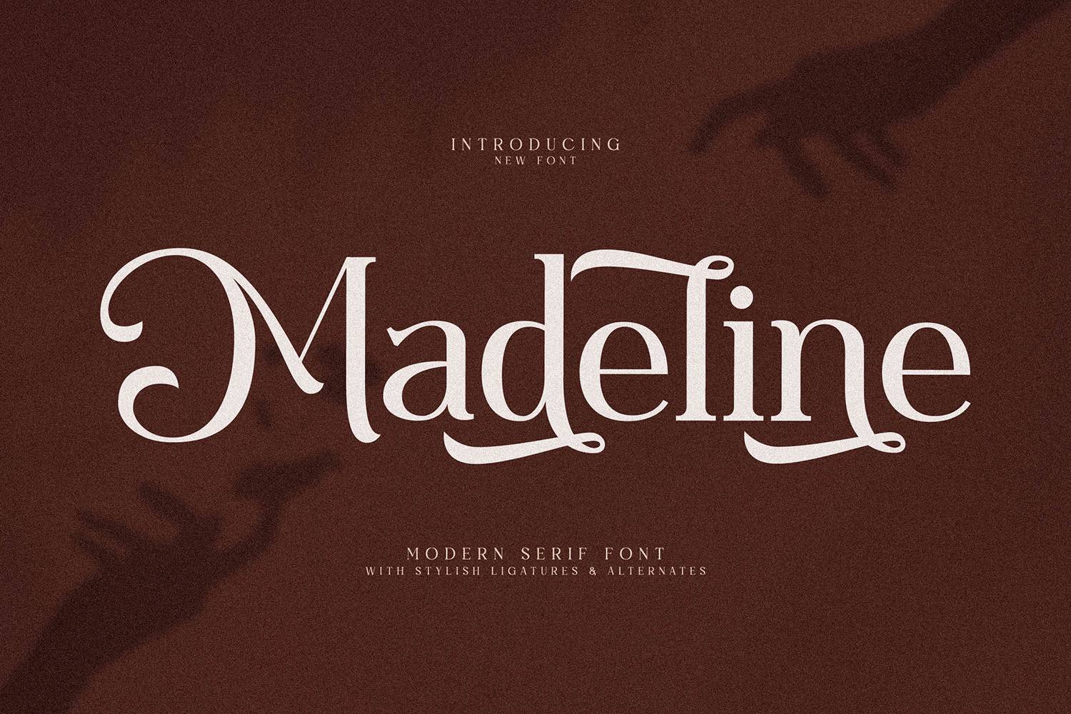 Madeline Font sample