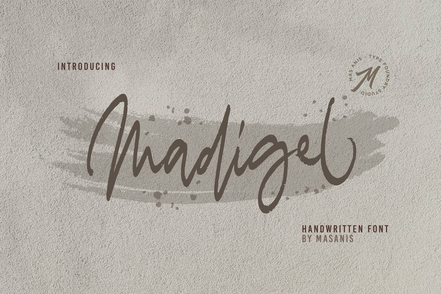 Madigel Font sample