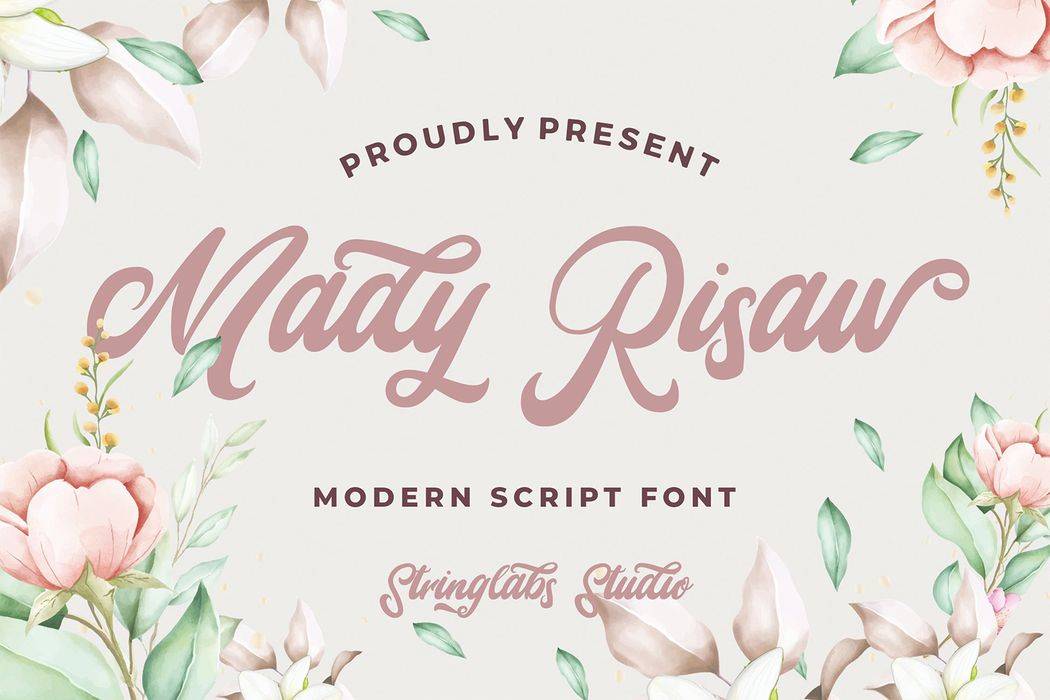 Mady Risaw Font sample