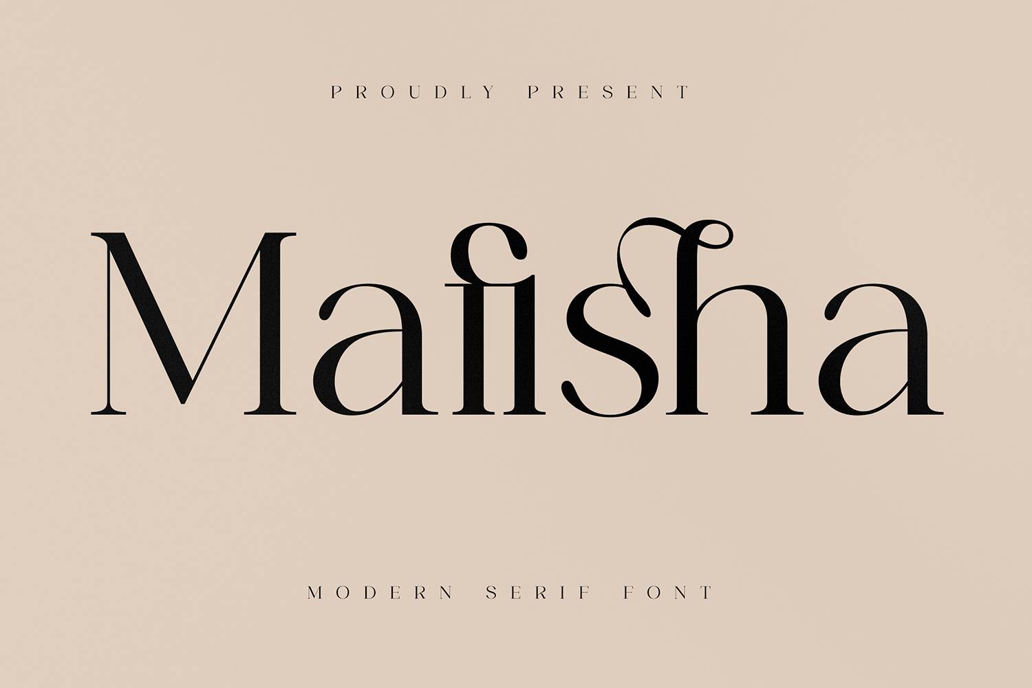 Mafisha Font sample