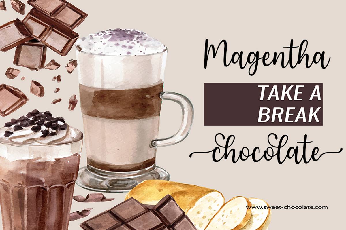 Magentha Font sample