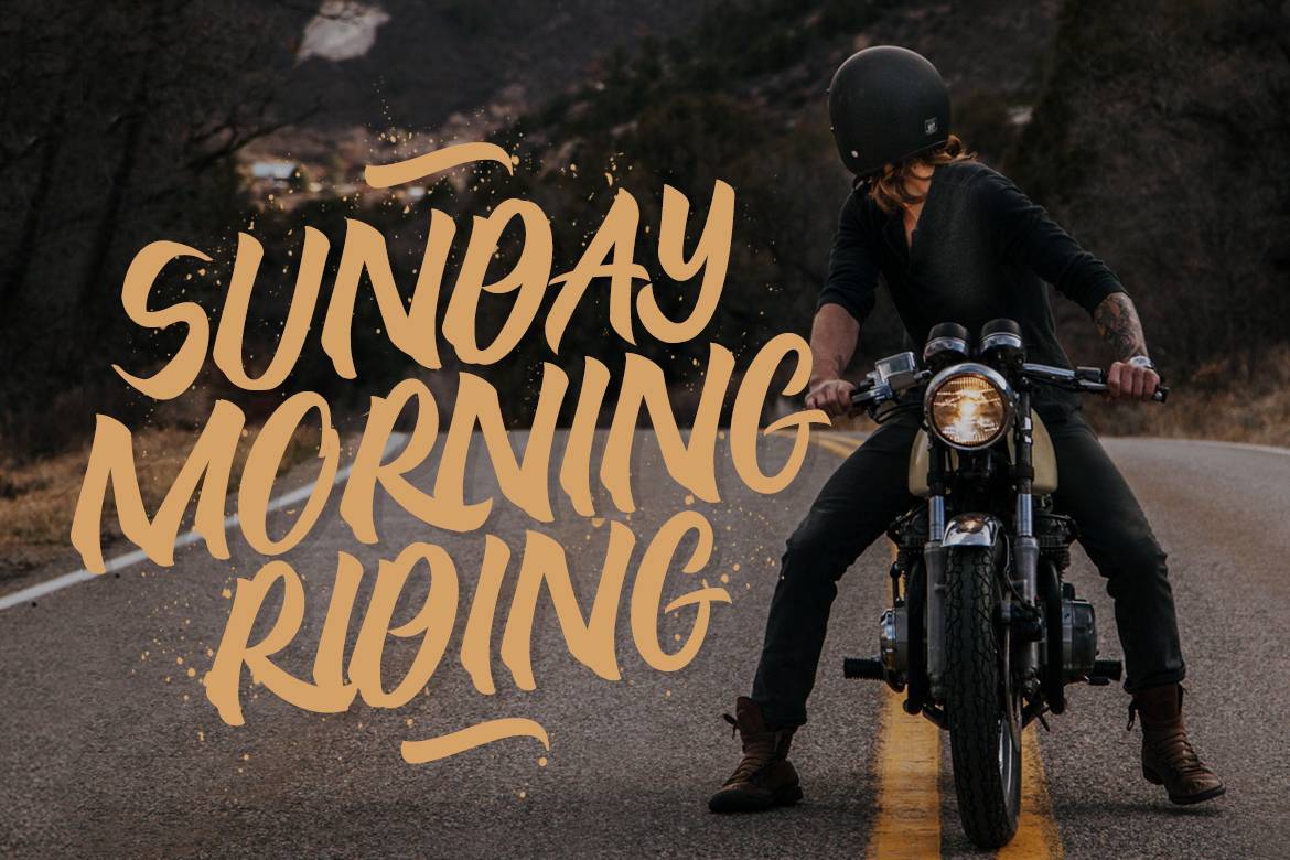 Maghody Script Font sample