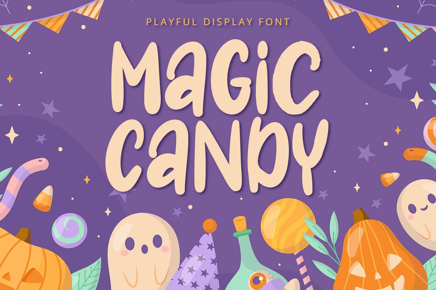 Magic Candy Font sample