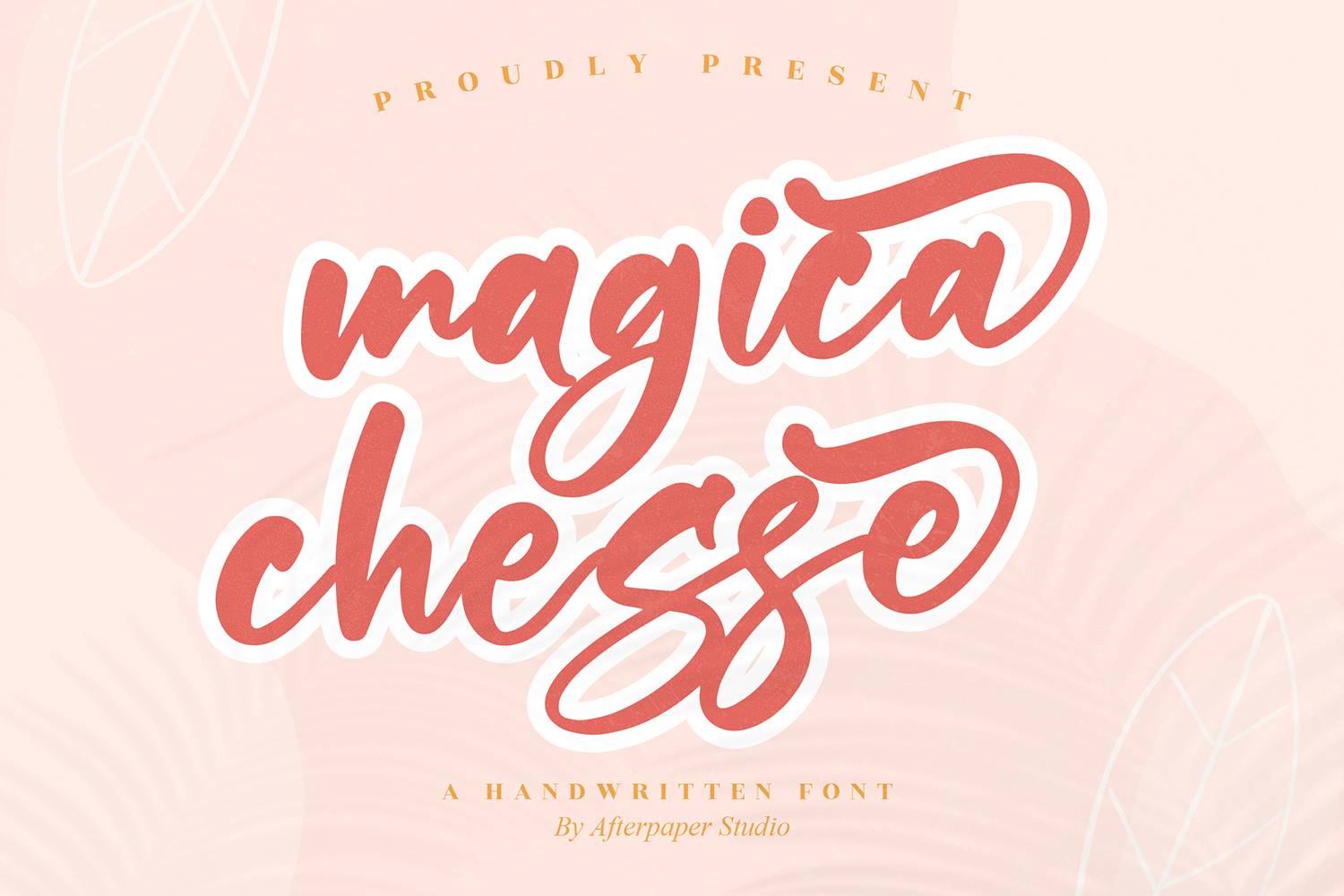 Magica Chesse Font sample