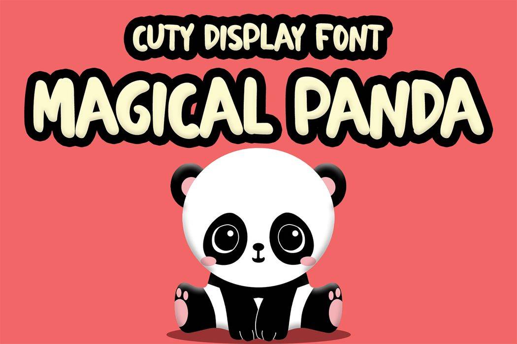 Magical Panda Font sample