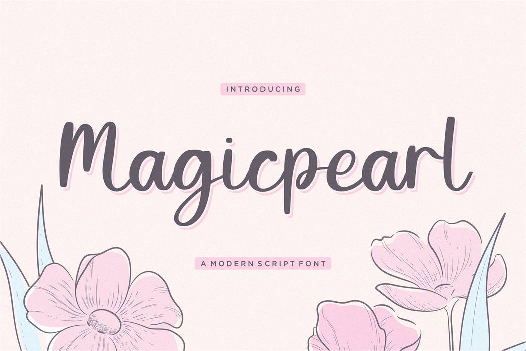 Magicpearl Font sample