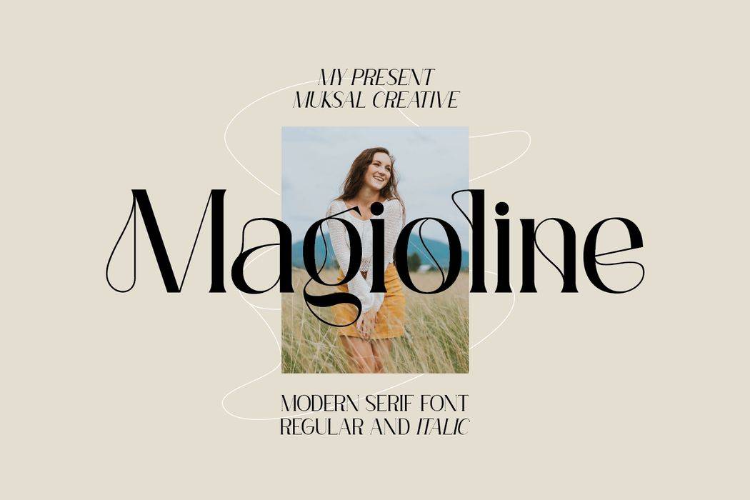 Magioline Font sample