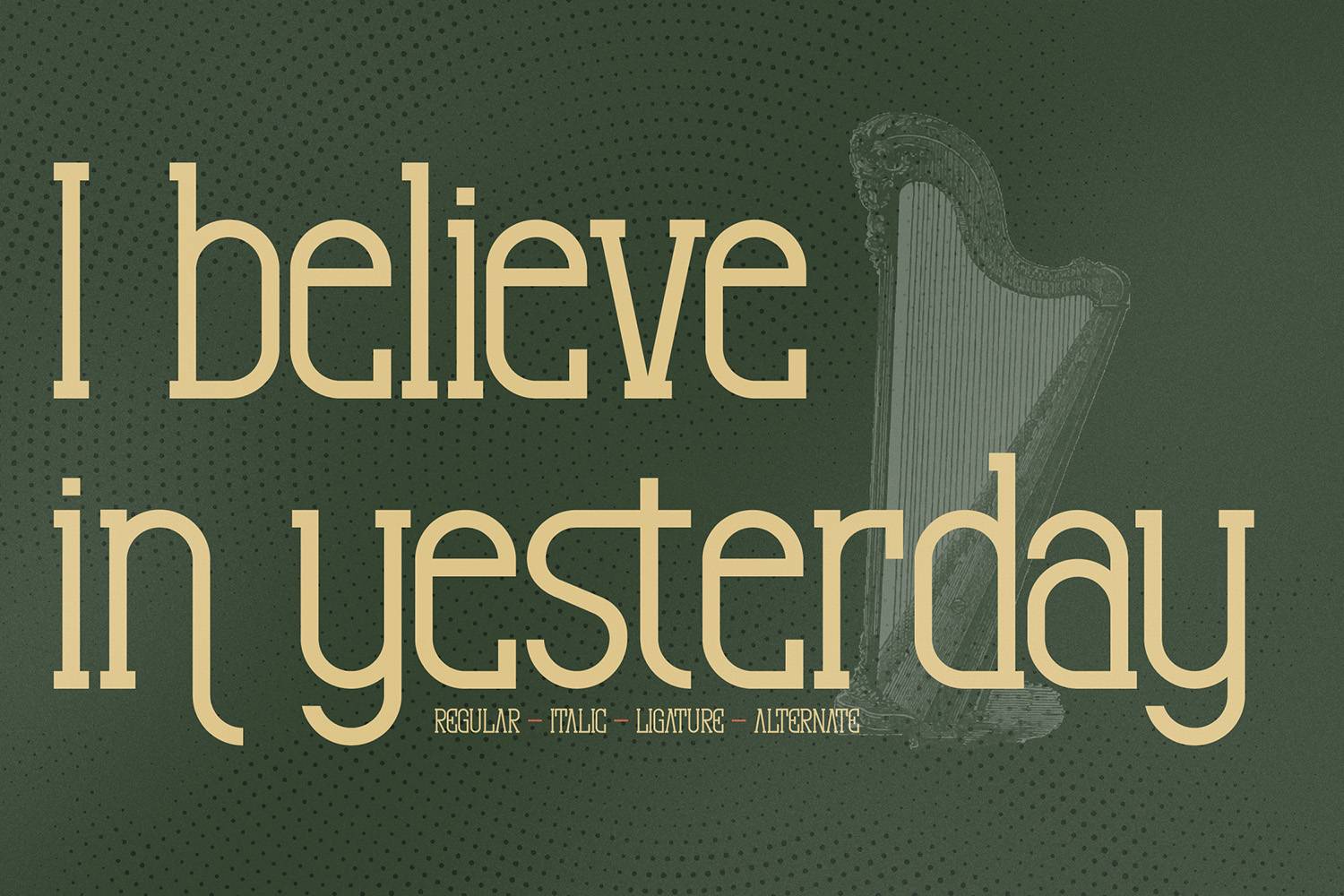 Magistan Font sample