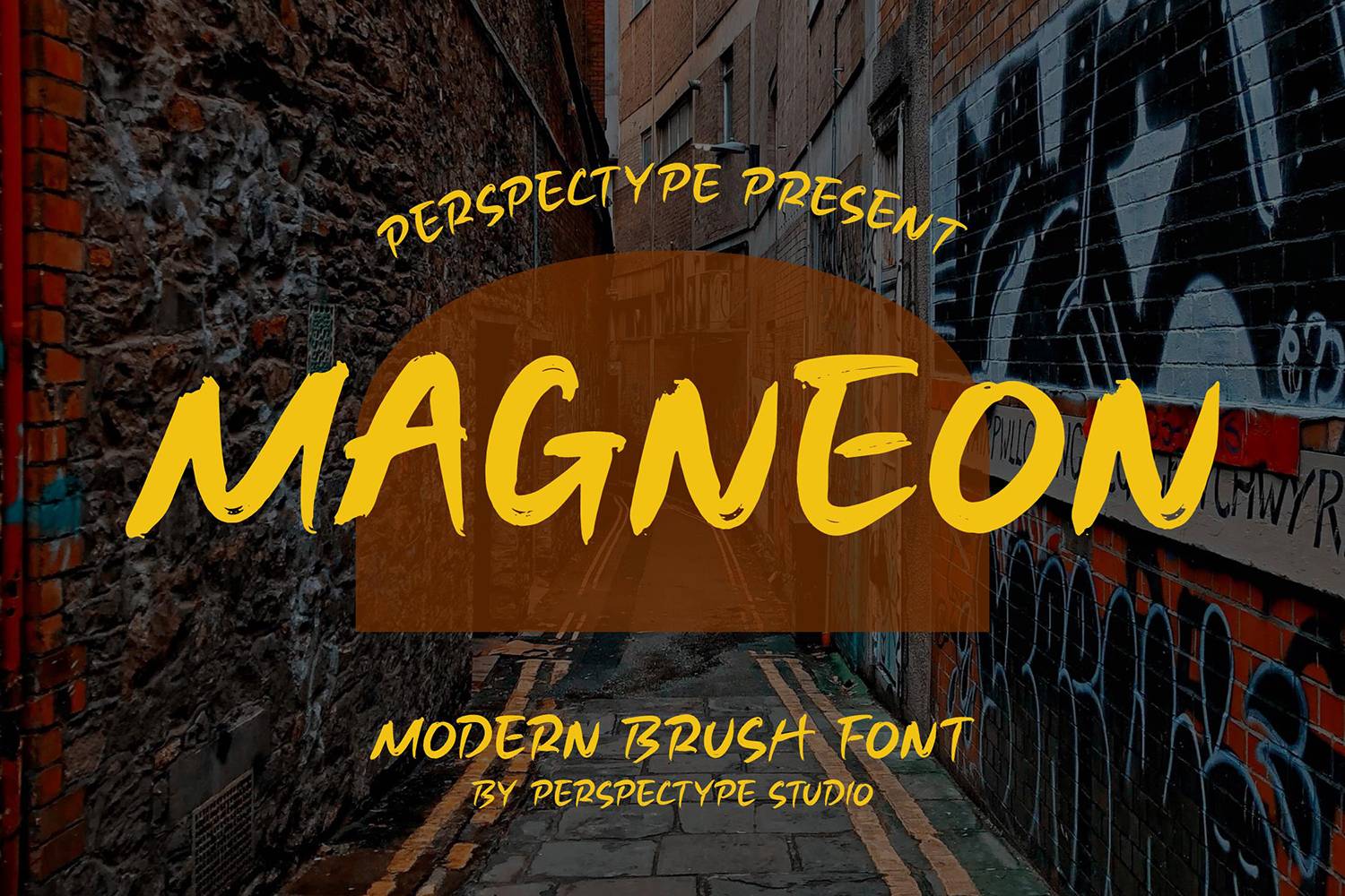 Magneon Font sample